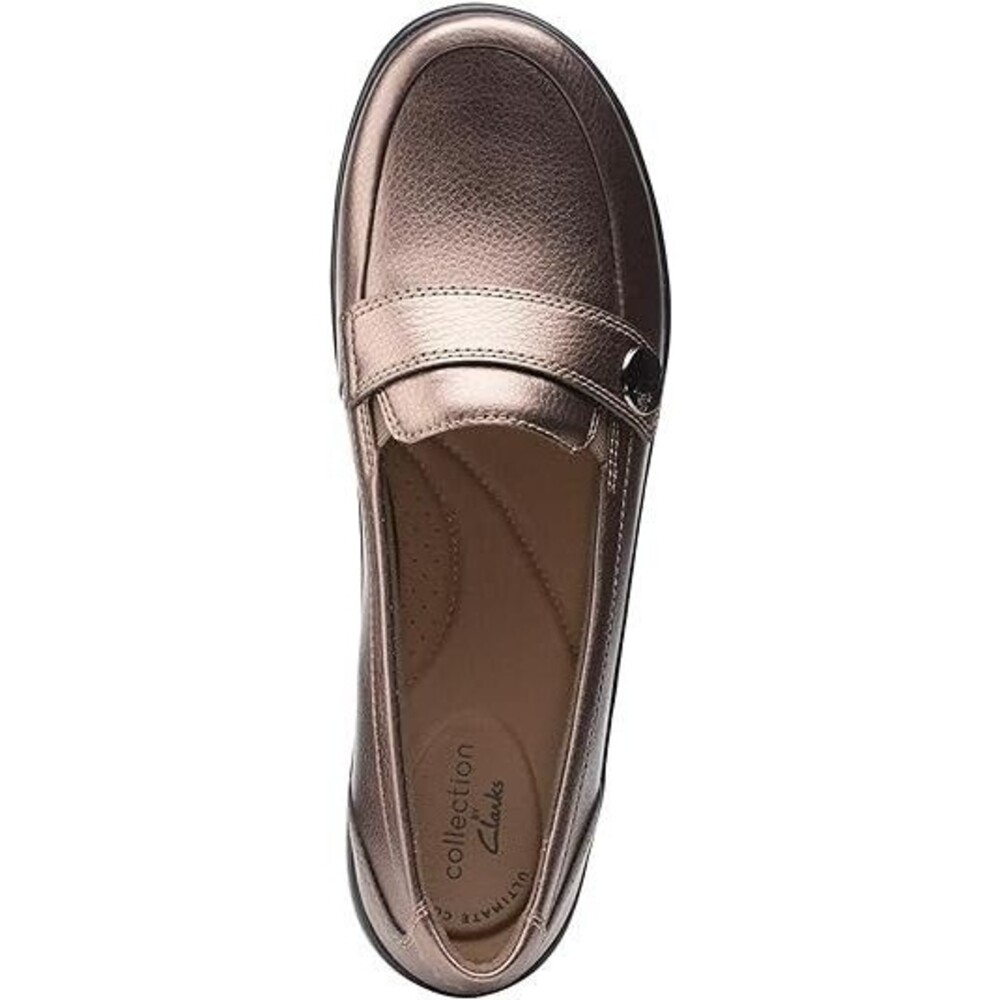 NEW IN BOX Clark's cora daisy bronze metallic loafer 10 Fall and Holiday